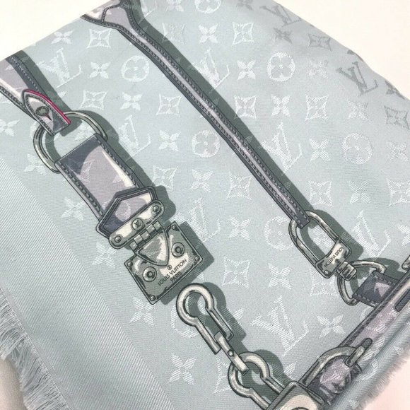 LOUIS VUITTON Confidential Tag present Stole/Shawl - Picture 9 of 10